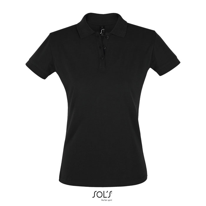 Polo personnalisable pour femme 180g - PERFECT Noir 1